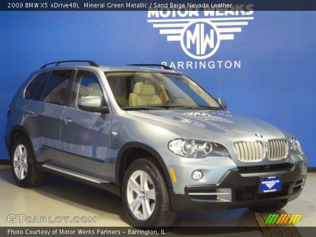 2009 BMW X5 xDrive48i in Mineral Green Metallic
