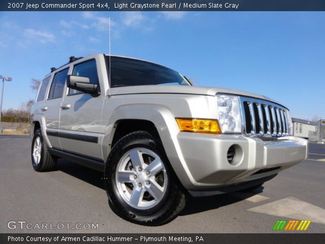 2007 Jeep Commander Sport 4x4 in Light Graystone Pearl