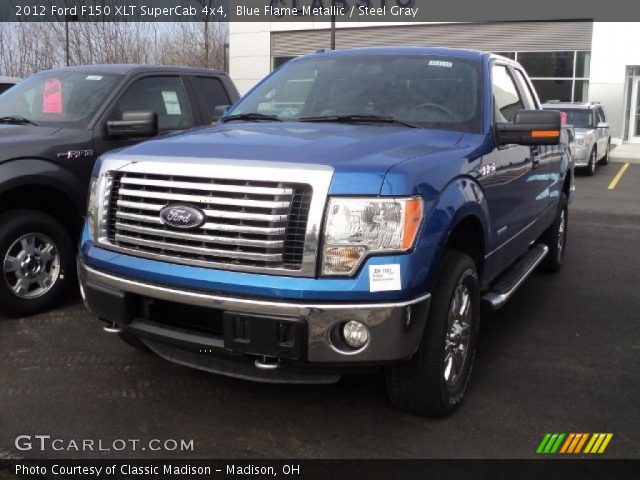 2012 Ford F150 XLT SuperCab 4x4 in Blue Flame Metallic
