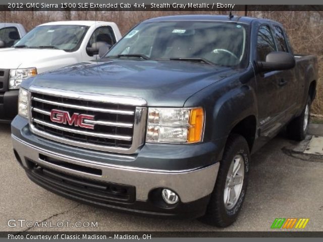 2012 GMC Sierra 1500 SLE Extended Cab 4x4 in Stealth Gray Metallic