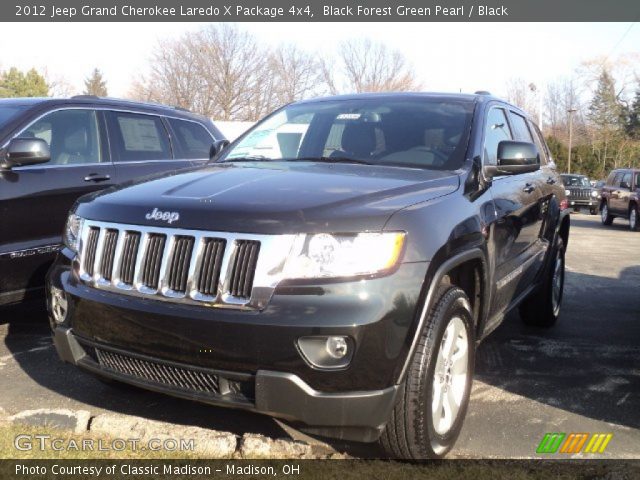 2012 Jeep Grand Cherokee Laredo X Package 4x4 in Black Forest Green Pearl