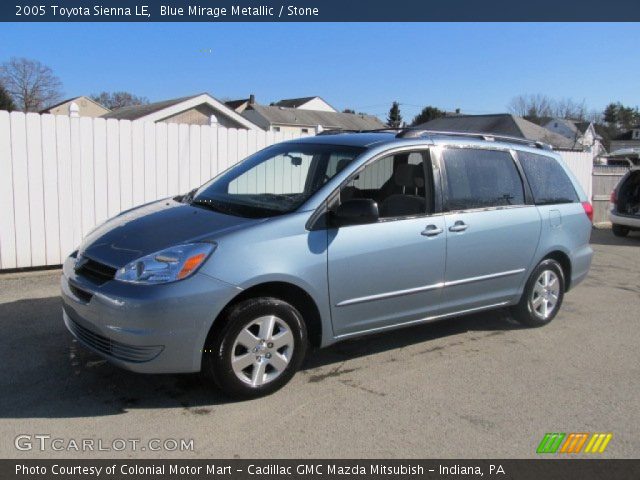 2005 Toyota Sienna LE in Blue Mirage Metallic