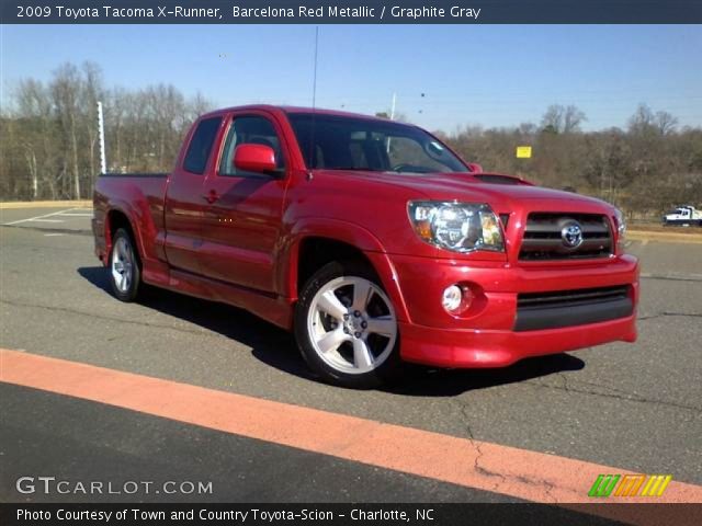 2009 Toyota Tacoma X-Runner in Barcelona Red Metallic