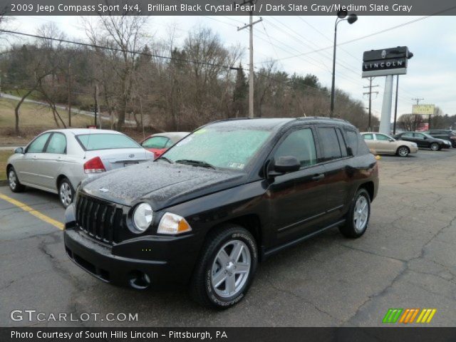 2009 Jeep Compass Sport 4x4 in Brilliant Black Crystal Pearl