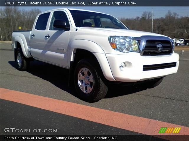 2008 Toyota Tacoma V6 SR5 Double Cab 4x4 in Super White