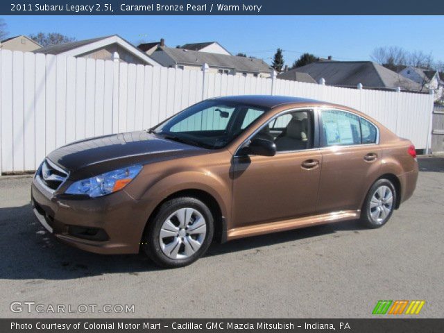 2011 Subaru Legacy 2.5i in Caramel Bronze Pearl