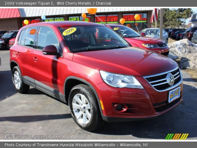 2009 Volkswagen Tiguan S in Wild Cherry Metallic