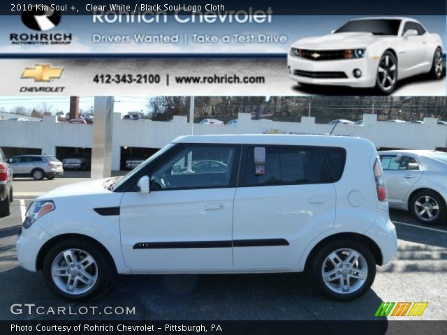 2010 Kia Soul + in Clear White