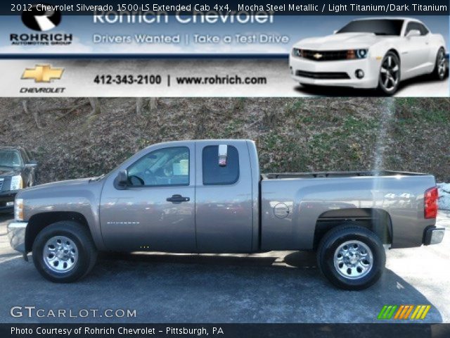 2012 Chevrolet Silverado 1500 LS Extended Cab 4x4 in Mocha Steel Metallic