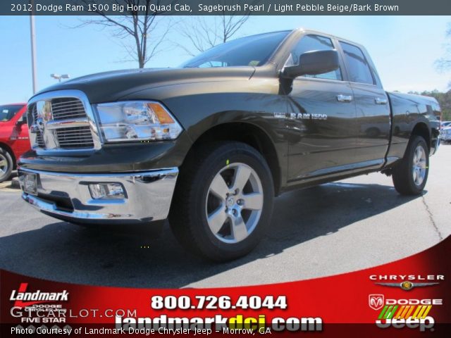 2012 Dodge Ram 1500 Big Horn Quad Cab in Sagebrush Pearl