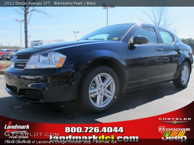 2012 Dodge Avenger SXT in Blackberry Pearl
