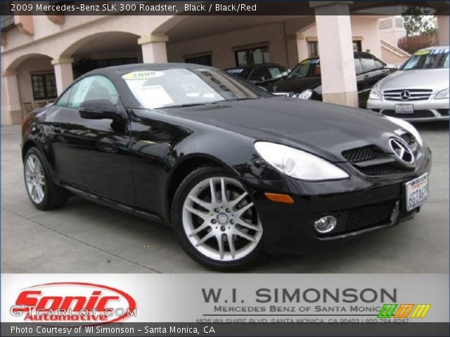 2009 Mercedes-Benz SLK 300 Roadster in Black