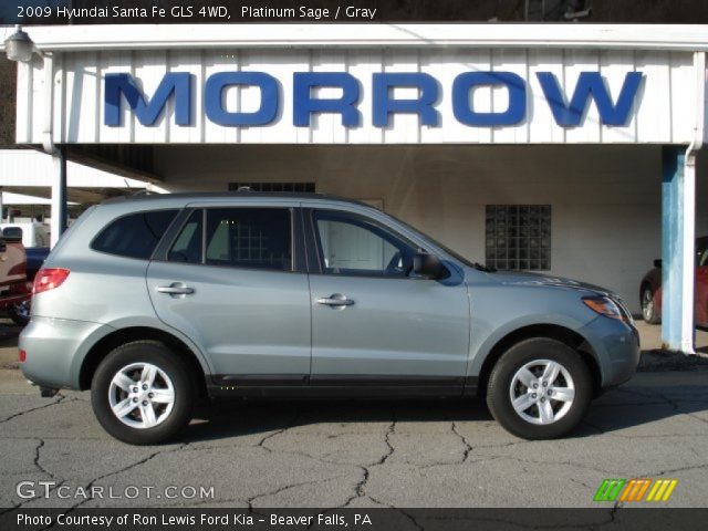 2009 Hyundai Santa Fe GLS 4WD in Platinum Sage