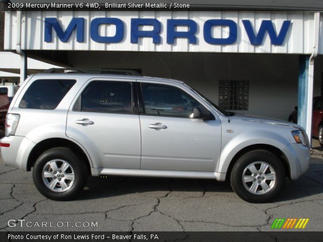 2009 Mercury Mariner V6 4WD in Brilliant Silver Metallic