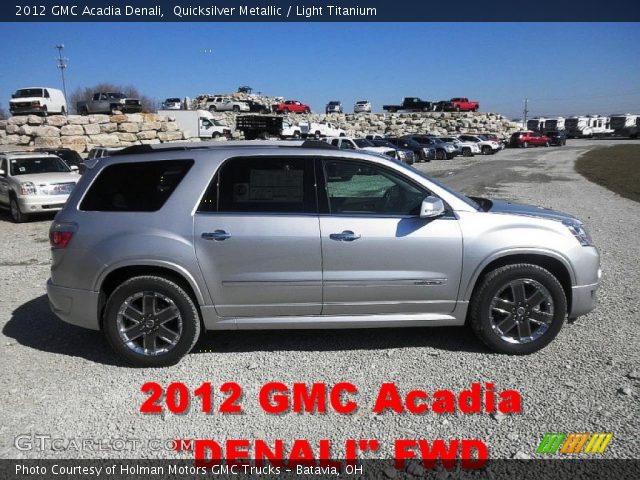 2012 GMC Acadia Denali in Quicksilver Metallic