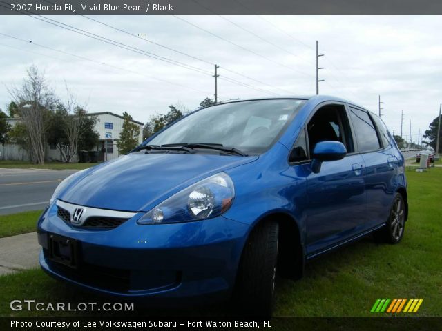 2007 Honda Fit  in Vivid Blue Pearl