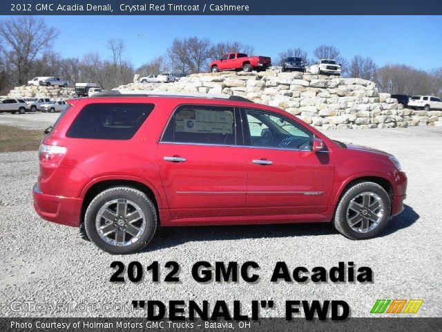 2012 GMC Acadia Denali in Crystal Red Tintcoat