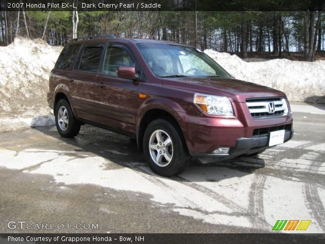 2007 Honda Pilot EX-L in Dark Cherry Pearl
