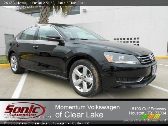 2012 Volkswagen Passat 2.5L SE in Black