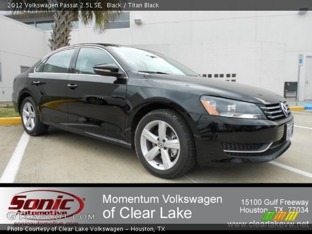 2012 Volkswagen Passat 2.5L SE in Black