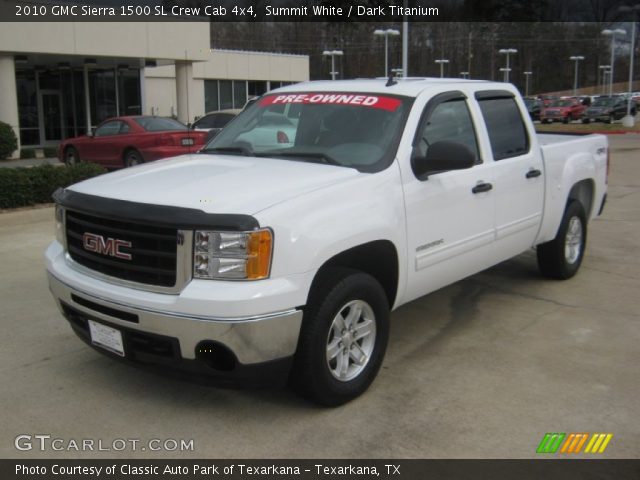 2010 GMC Sierra 1500 SL Crew Cab 4x4 in Summit White