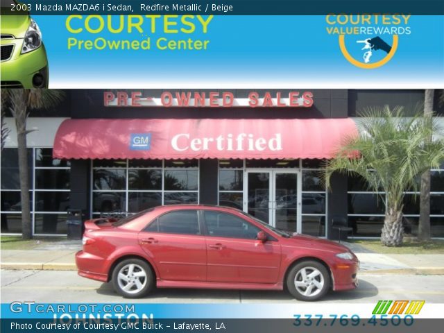 2003 Mazda MAZDA6 i Sedan in Redfire Metallic