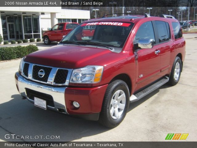 2006 Nissan Armada LE 4x4 in Red Brawn
