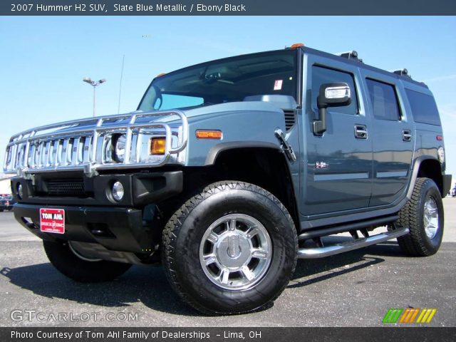 2007 Hummer H2 SUV in Slate Blue Metallic