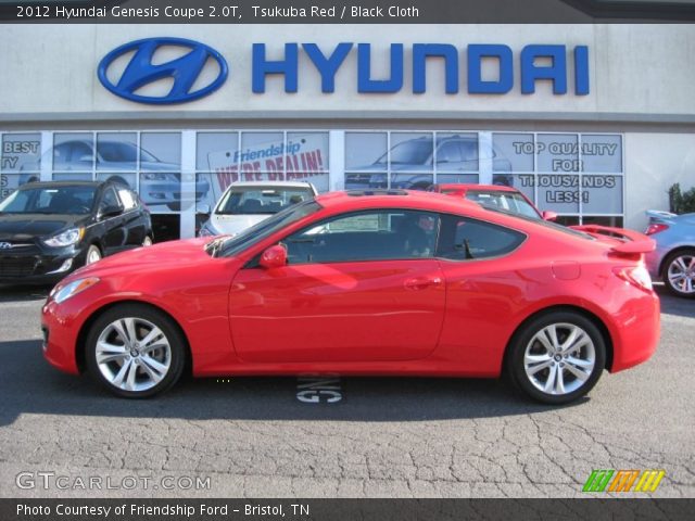 2012 Hyundai Genesis Coupe 2.0T in Tsukuba Red