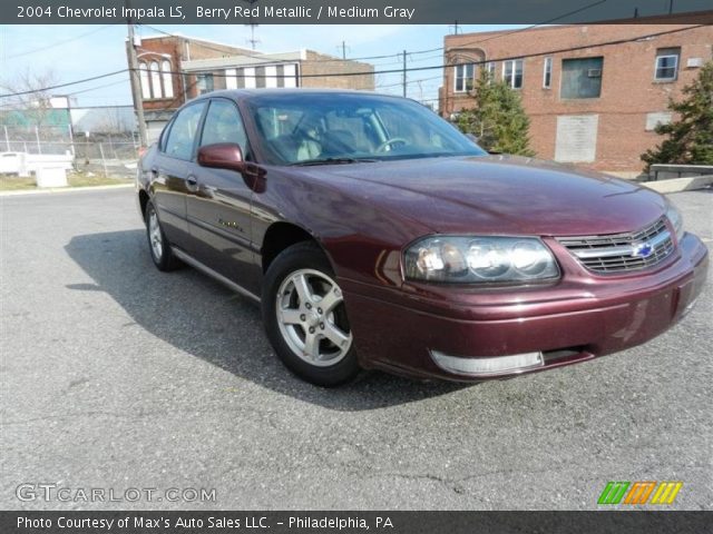 2004 Chevrolet Impala LS in Berry Red Metallic