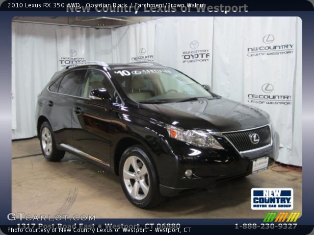 2010 Lexus RX 350 AWD in Obsidian Black
