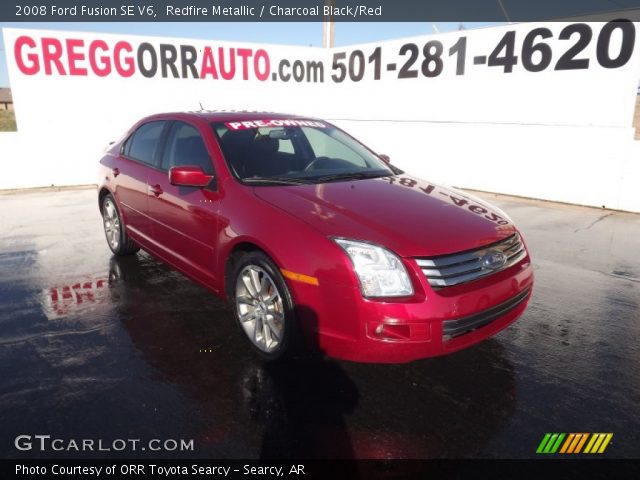 2008 Ford Fusion SE V6 in Redfire Metallic