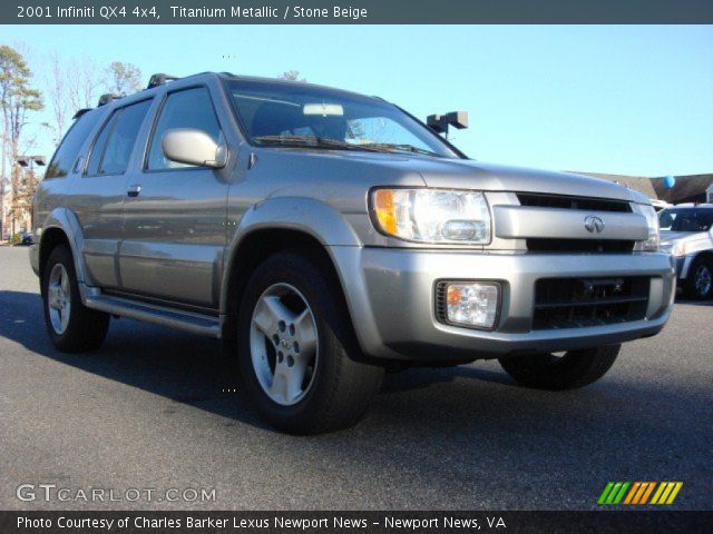 2001 Infiniti QX4 4x4 in Titanium Metallic