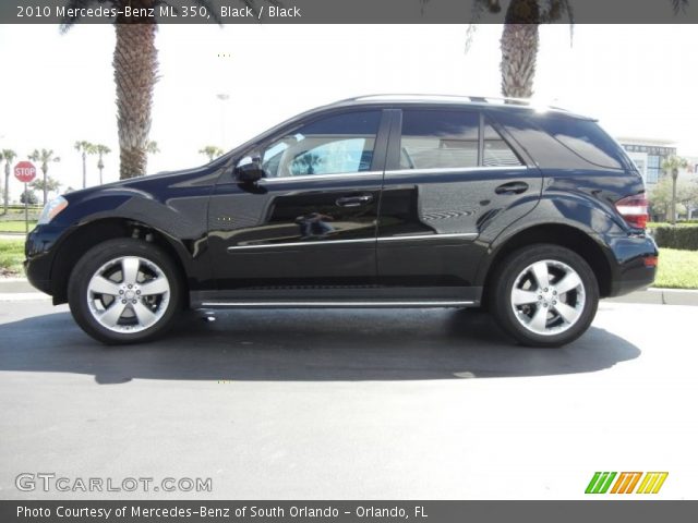 2010 Mercedes-Benz ML 350 in Black