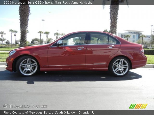 2009 Mercedes-Benz C 350 Sport in Mars Red