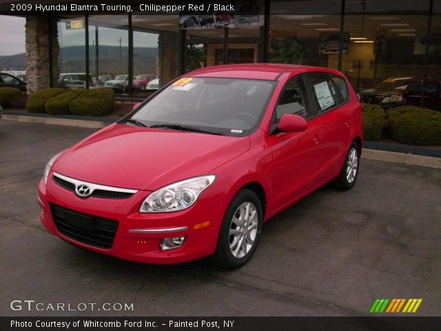 2009 Hyundai Elantra Touring in Chilipepper Red