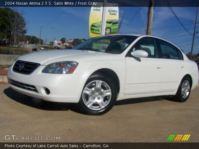 2004 Nissan Altima 2.5 S in Satin White