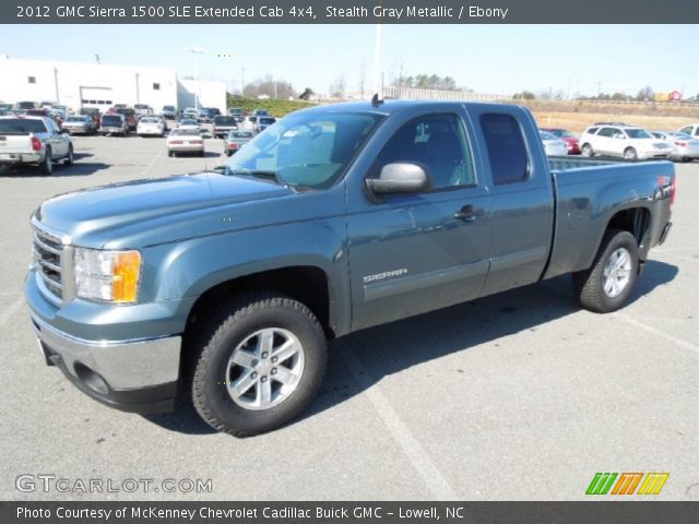 2012 GMC Sierra 1500 SLE Extended Cab 4x4 in Stealth Gray Metallic