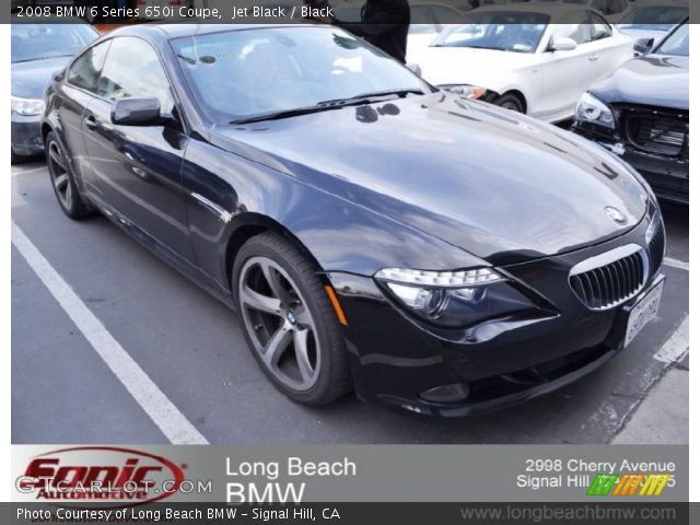 2008 BMW 6 Series 650i Coupe in Jet Black