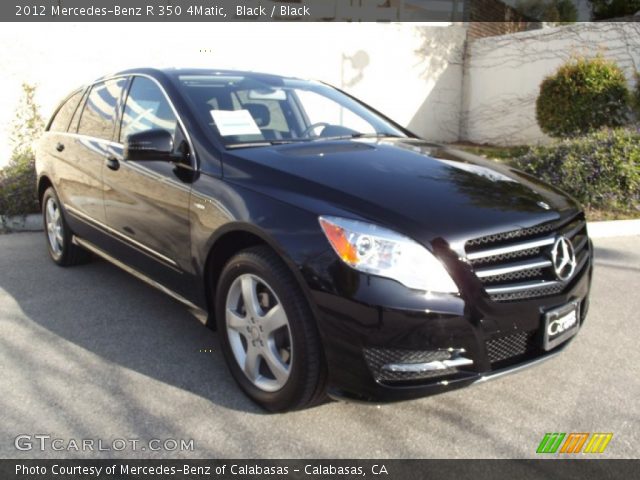 2012 Mercedes-Benz R 350 4Matic in Black