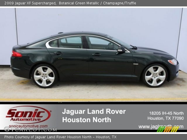 2009 Jaguar XF Supercharged in Botanical Green Metallic