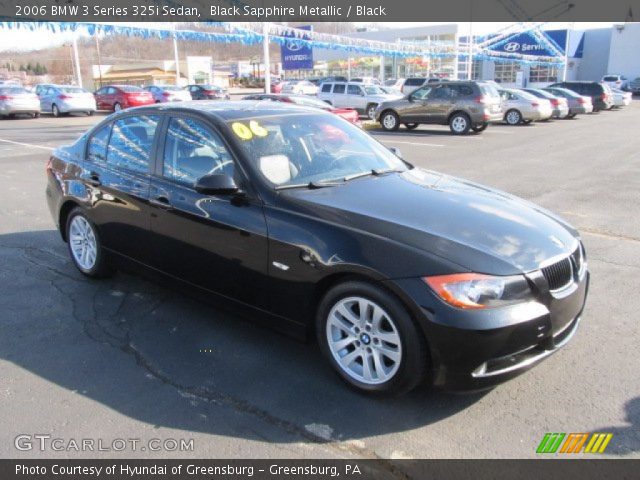 2006 BMW 3 Series 325i Sedan in Black Sapphire Metallic