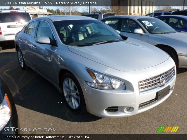 2010 Nissan Maxima 3.5 SV in Radiant Silver