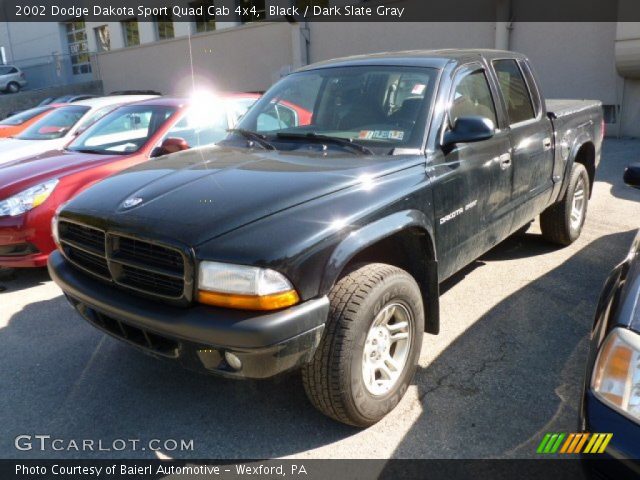 2002 Dodge Dakota Sport Quad Cab 4x4 in Black