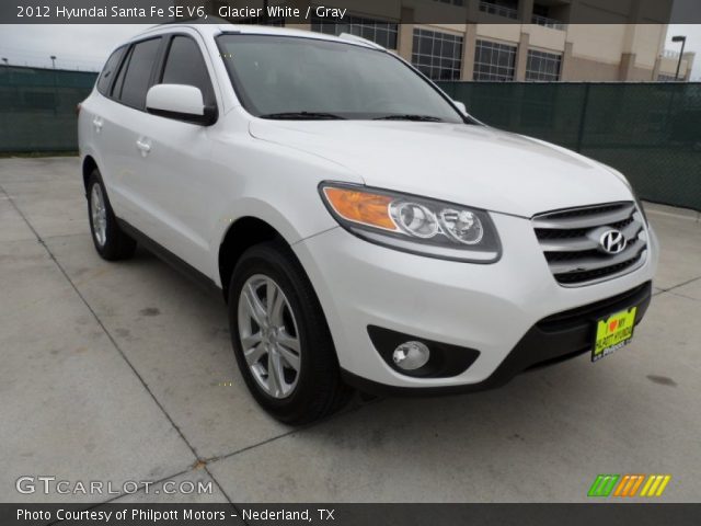 2012 Hyundai Santa Fe SE V6 in Glacier White