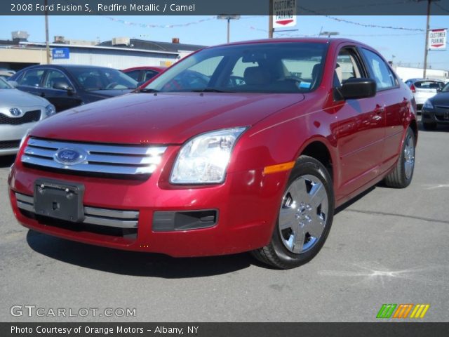2008 Ford Fusion S in Redfire Metallic