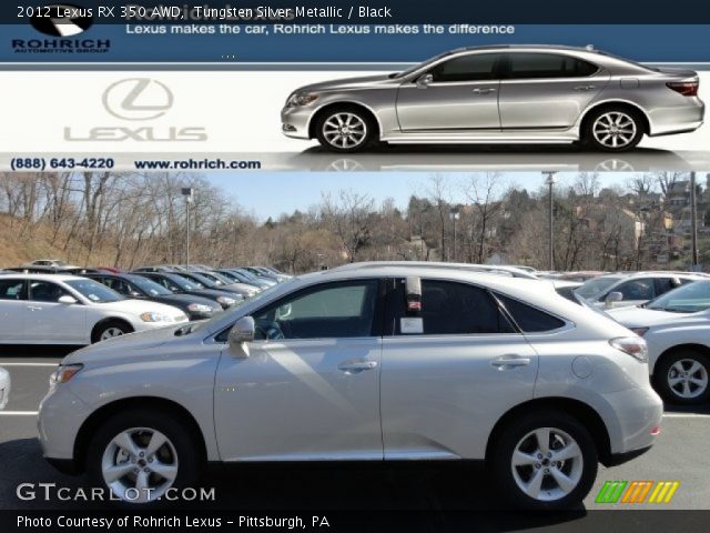 2012 Lexus RX 350 AWD in Tungsten Silver Metallic