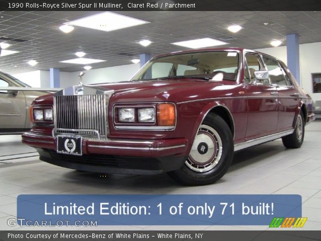 1990 Rolls-Royce Silver Spur II Mulliner in Claret Red