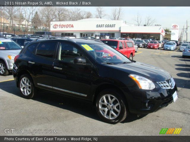 2011 Nissan Rogue SL AWD in Wicked Black