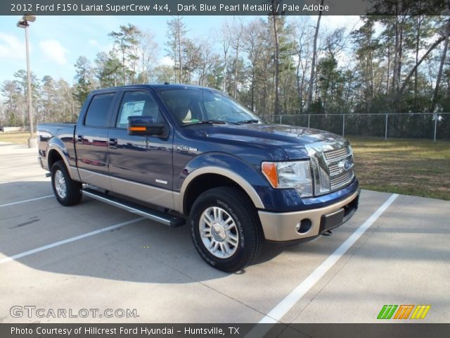 2012 Ford F150 Lariat SuperCrew 4x4 in Dark Blue Pearl Metallic